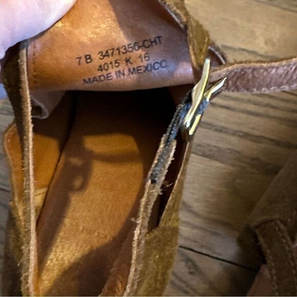 Frye Meghan Shootie Bootie Chestnut 7B - Picture 8 of 10